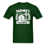 Farmer's Market - Barn - White - Unisex Classic T-Shirt - forest green