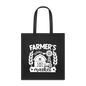 Farmer's Market - Barn - White - Tote Bag - black