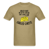 Grilled Foods - Grilled Cheese - Unisex Classic T-Shirt - khaki