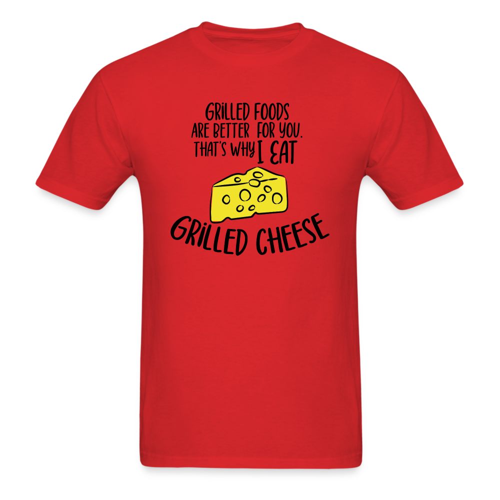 Grilled Foods - Grilled Cheese - Unisex Classic T-Shirt - red