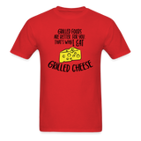 Grilled Foods - Grilled Cheese - Unisex Classic T-Shirt - red