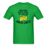 Grilled Foods - Grilled Cheese - Unisex Classic T-Shirt - bright green