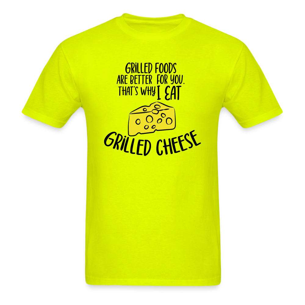 Grilled Foods - Grilled Cheese - Unisex Classic T-Shirt - safety green