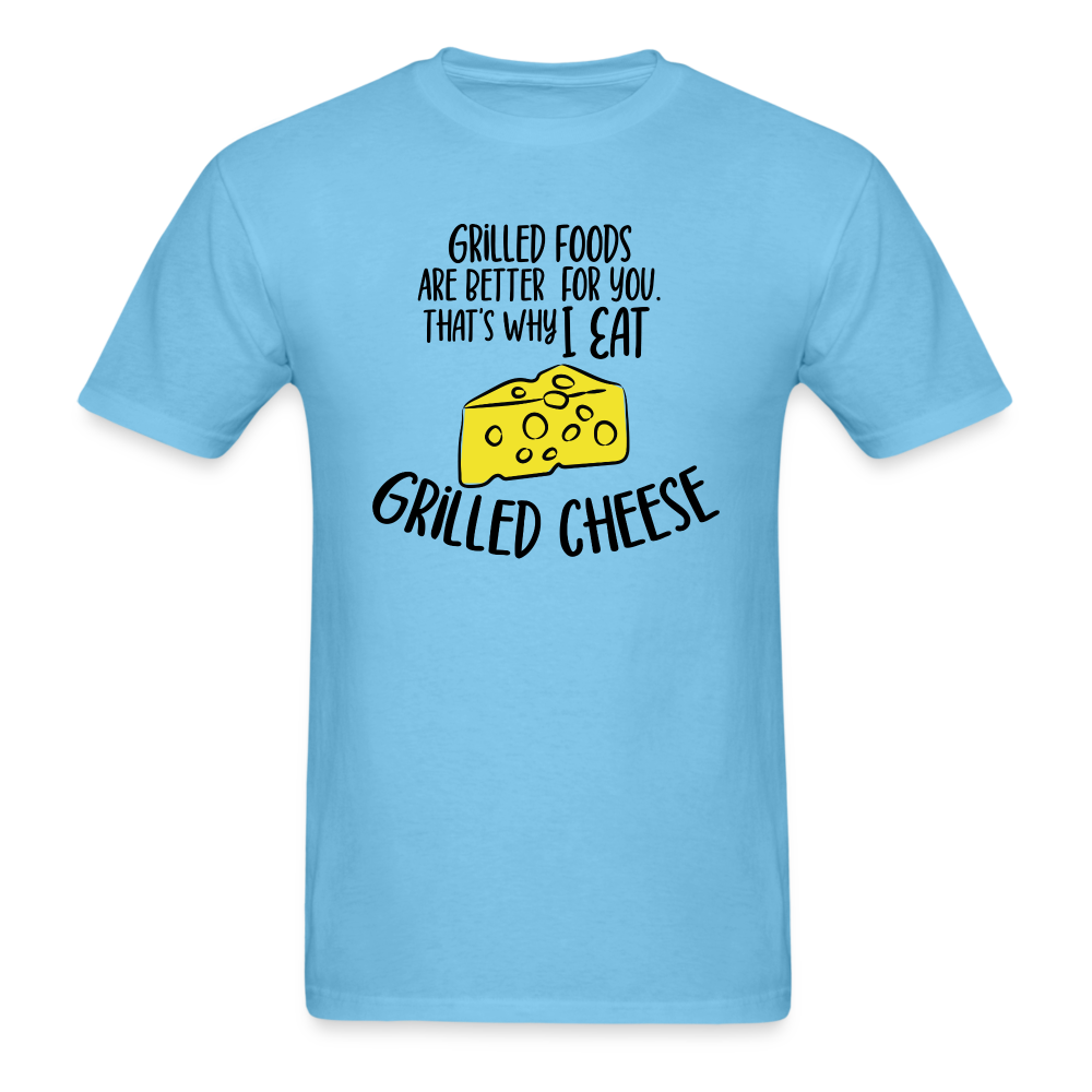 Grilled Foods - Grilled Cheese - Unisex Classic T-Shirt - aquatic blue