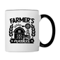 Farmer's Market - Barn - Black - Contrast Coffee Mug - white/black