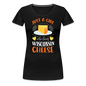 Just A Girl Who Loves Wisconsin Cheese - Women’s Premium T-Shirt - black