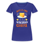 Just A Girl Who Loves Wisconsin Cheese - Women’s Premium T-Shirt - royal blue