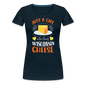 Just A Girl Who Loves Wisconsin Cheese - Women’s Premium T-Shirt - deep navy