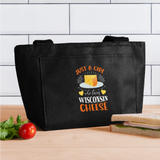 Just A Girl Who Loves Wisconsin Cheese - Lunch Bag - black