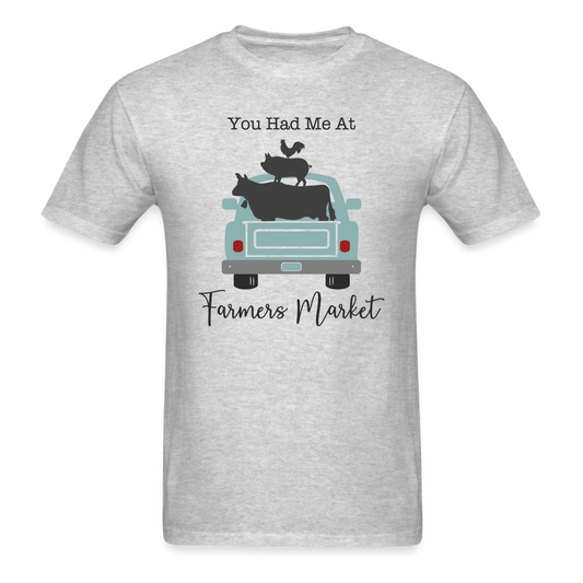 You Had Me At Farmer's Market - Unisex Classic T-Shirt - heather gray