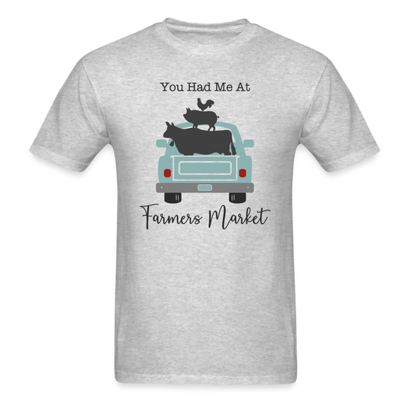 You Had Me At Farmer's Market - Unisex Classic T-Shirt - heather gray