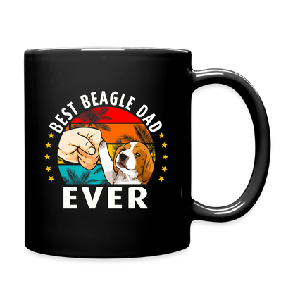 Best Beagle Dad Ever - Full Color Mug - black