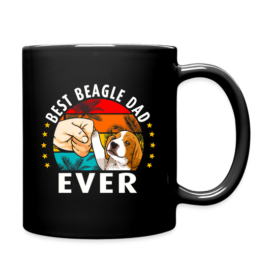 Best Beagle Dad Ever - Full Color Mug - black