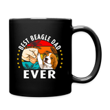 Best Beagle Dad Ever - Full Color Mug - black