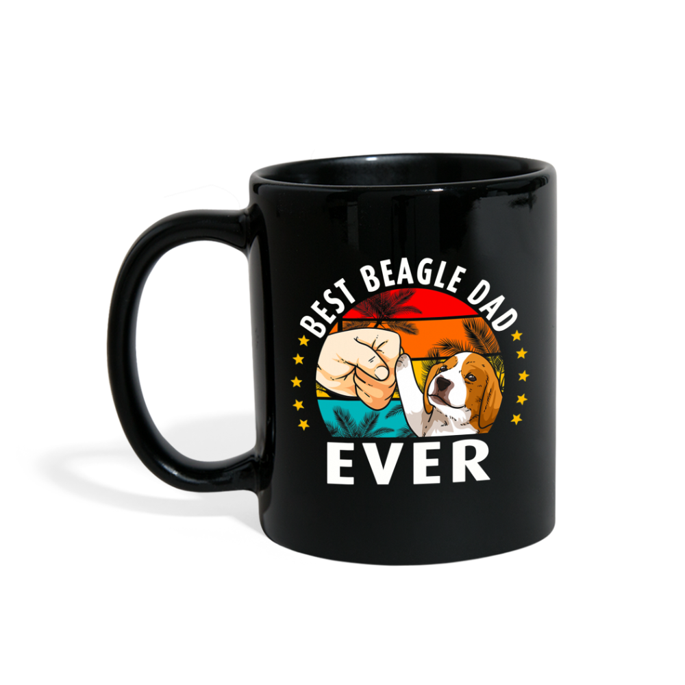 Best Beagle Dad Ever - Full Color Mug - black