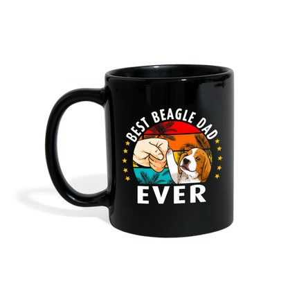 Best Beagle Dad Ever - Full Color Mug - black