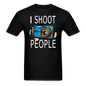 I Shoot People - Blue Camera - Unisex Classic T-Shirt - black