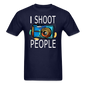 I Shoot People - Blue Camera - Unisex Classic T-Shirt - navy