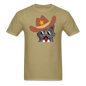 Cowboy Cat - Unisex Classic T-Shirt - khaki