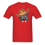 Cowboy Cat - Unisex Classic T-Shirt - red