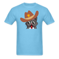 Cowboy Cat - Unisex Classic T-Shirt - aquatic blue