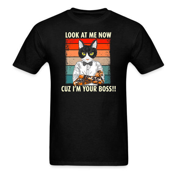 Look At Me Now - Cat Boss - Unisex Classic T-Shirt - black