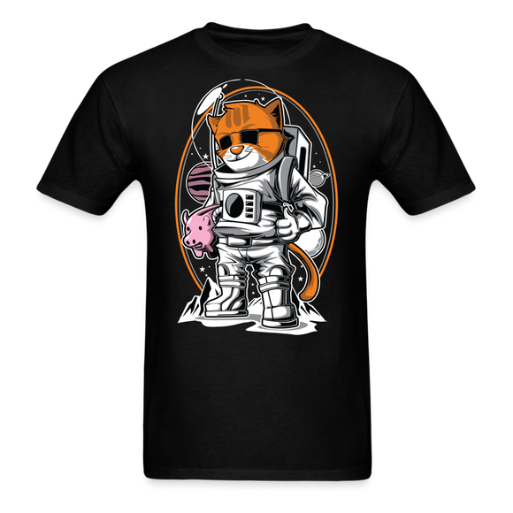 Astronaut Cat - Unisex Classic T-Shirt - black