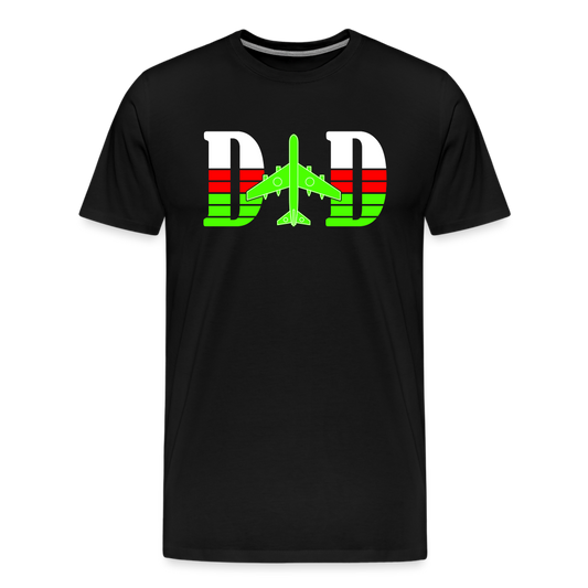 Dad - Aircraft - Men's Premium T-Shirt - black