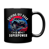 Driving Off Road - Superpower - Full Color Mug - black