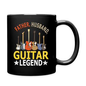 Father, Husband, Guitar Legend - Full Color Mug - black