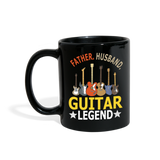 Father, Husband, Guitar Legend - Full Color Mug - black