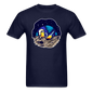 Space - Moon - Beer - Unisex Classic T-Shirt - navy