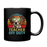 Teacher - Off Duty - Dog - Full Color Mug - black