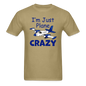 I'm Just Plane Crazy - Twin - Unisex Classic T-Shirt - khaki