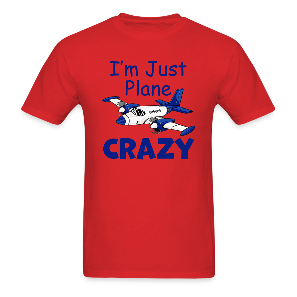 I'm Just Plane Crazy - Twin - Unisex Classic T-Shirt - red