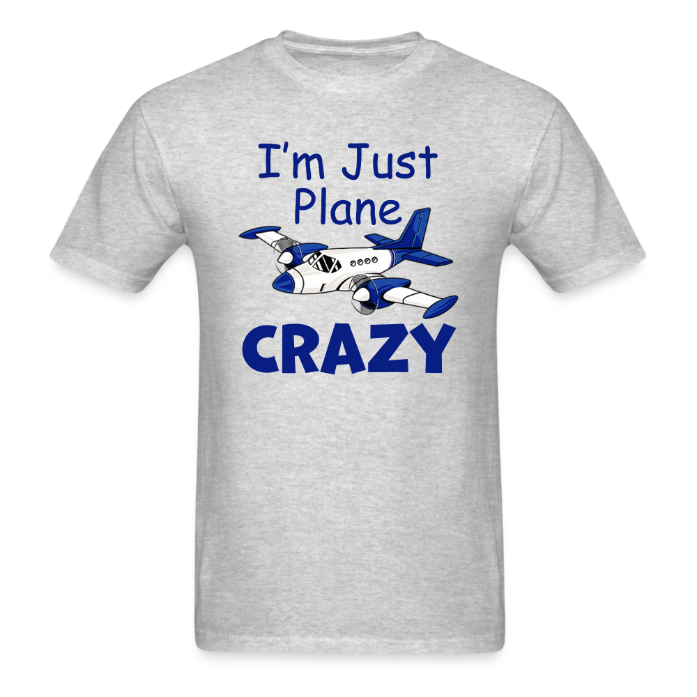 I'm Just Plane Crazy - Twin - Unisex Classic T-Shirt - heather gray