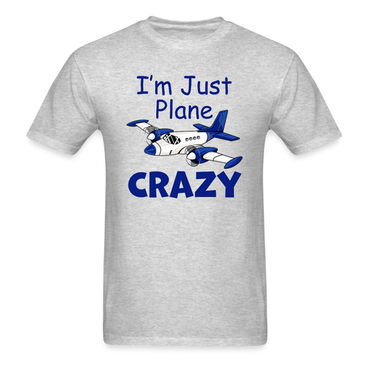 I'm Just Plane Crazy - Twin - Unisex Classic T-Shirt - heather gray