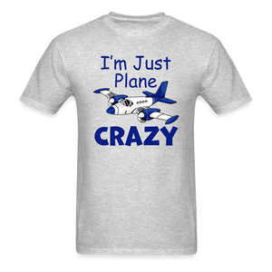 I'm Just Plane Crazy - Twin - Unisex Classic T-Shirt - heather gray