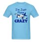 I'm Just Plane Crazy - Twin - Unisex Classic T-Shirt - aquatic blue