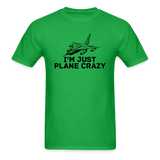 I'm Just Plane Crazy - Fighter - Jet - Unisex Classic T-Shirt - bright green