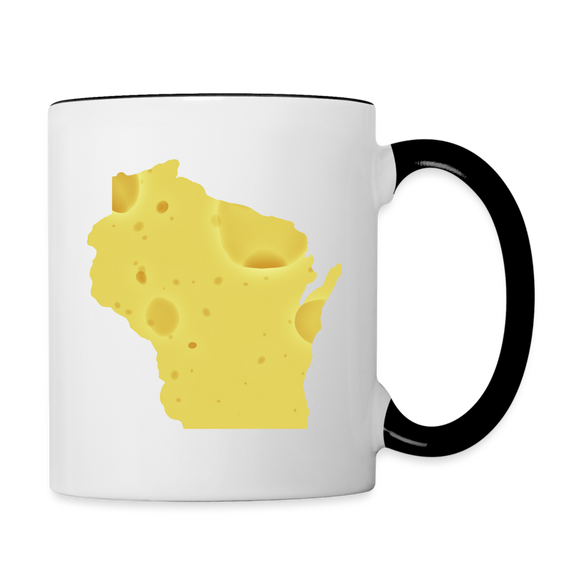 Wisconsin - Cheese - Contrast Coffee Mug - white/black