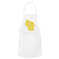 Wisconsin - Cheese - Adjustable Apron - white