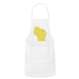 Wisconsin - Cheese - Adjustable Apron - white