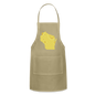 Wisconsin - Cheese - Adjustable Apron - khaki