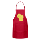 Wisconsin - Cheese - Adjustable Apron - red