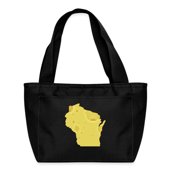 Wisconsin - Cheese - Lunch Bag - black