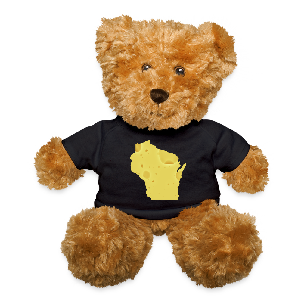 Wisconsin - Cheese - Teddy Bear - black