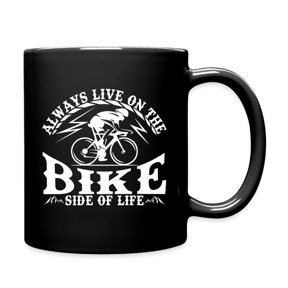 Bike Side Of Life - White - Full Color Mug - black