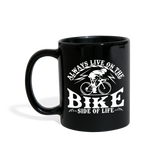Bike Side Of Life - White - Full Color Mug - black