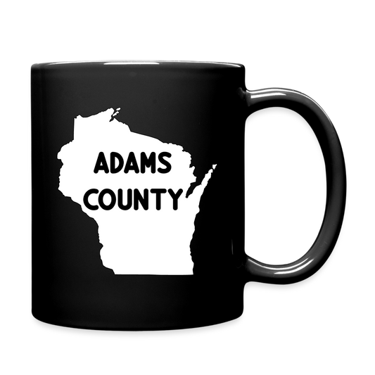 Adams County - Wisconsin - Full Color Mug - black